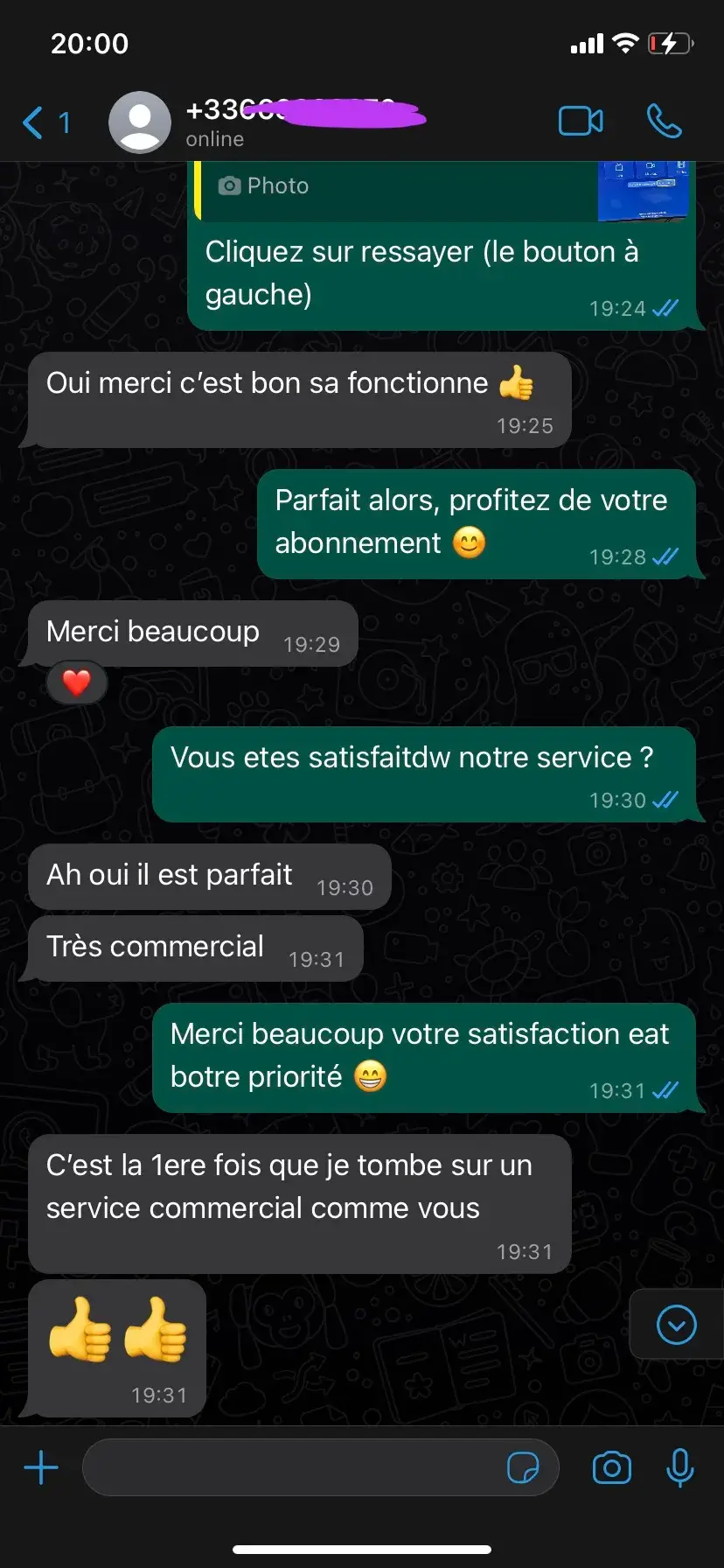 Avis client IPTV