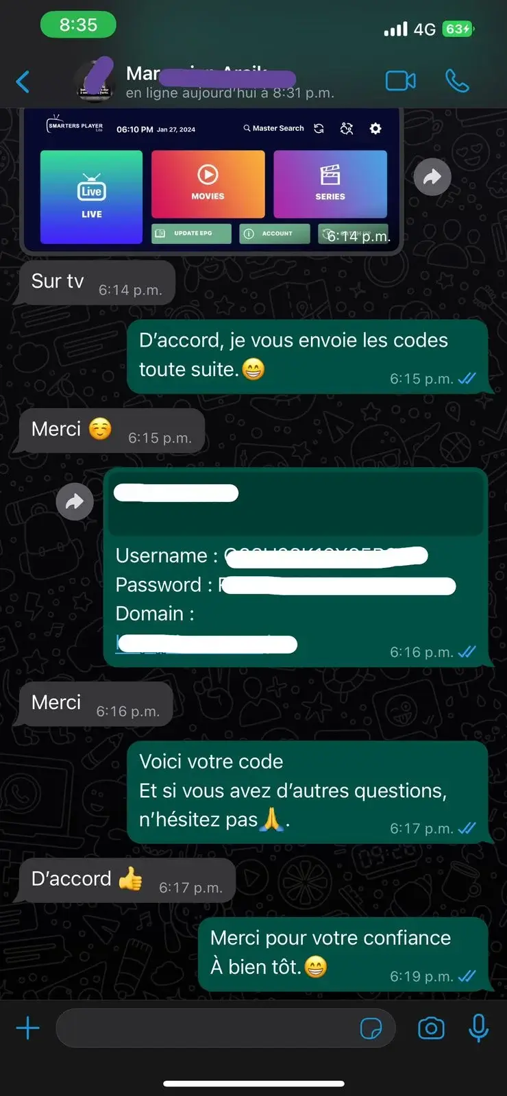 Avis client IPTV